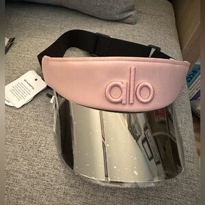 NWT alo airlift visor ballet pink
